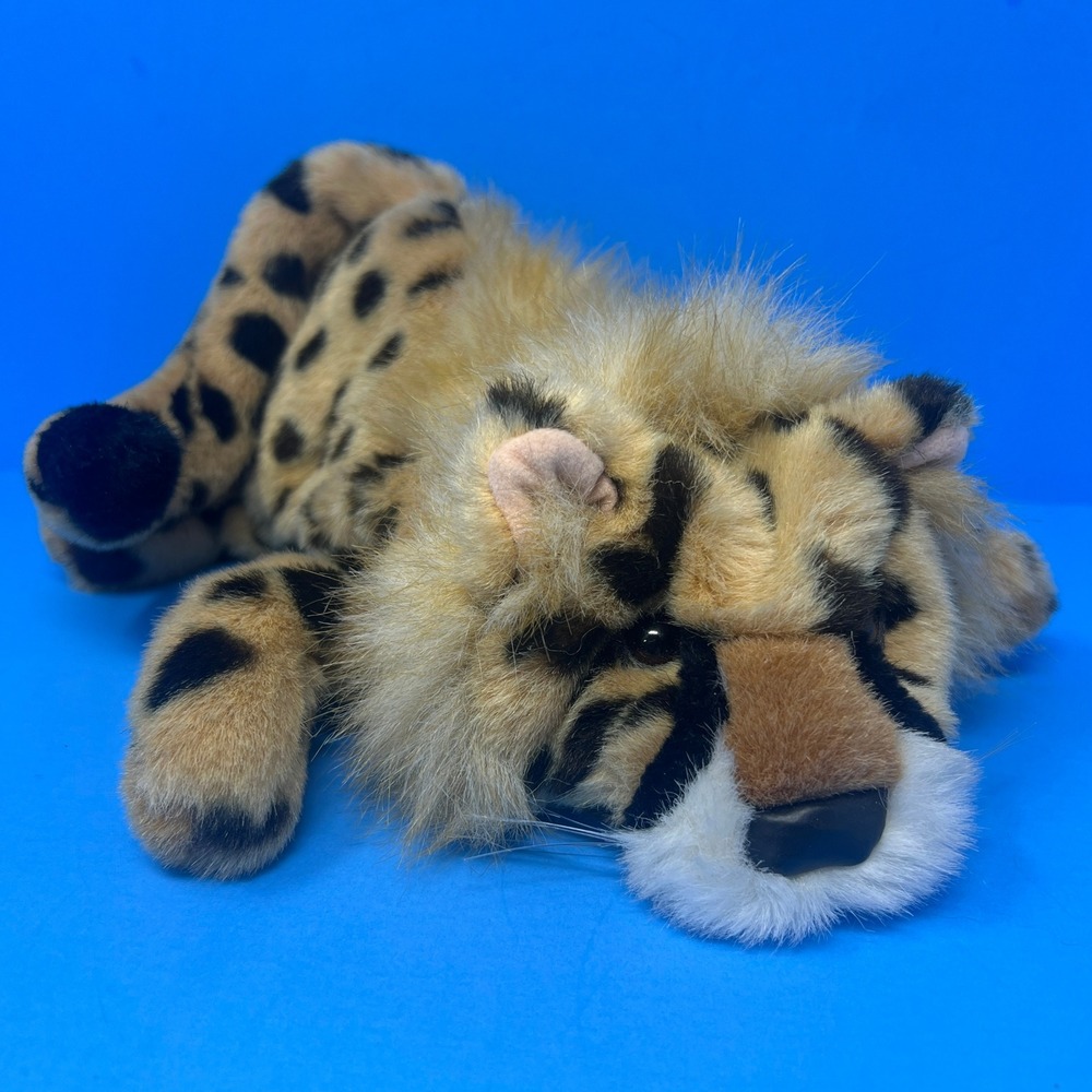 Folktails Folkmanis Baby Cheetah Hand Puppet Plush‎ Cub Stuffed Animal Toy